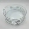 Bolsa de almacenamiento redonda de PVC de 14 cm, bolsa transparente a prueba de polvo para exhibir muñecos de algodón para paseos de bebés, cajas ciegas, directo del fabricante