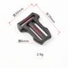 Venta directa de fábrica de mochila con hebilla de tres velocidades, hebilla ajustable, hebilla japonesa bilateral, hebilla de plástico multidireccional, hebilla para la oreja, accesorios para equipaje