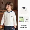 Roupas infantis Kaka Panda, coleção de outono, camiseta de manga comprida estilo preppy para meninas, roupinhas de outono para bebês e camiseta de baixo para meninos
