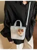 Bolso de Mano y Bolso Cruzado Versátil de Nicho Estilo Coreano Transfronterizo, Bolso de Mujer Más Vendido, Nuevo Bolso de Hombro Tipo Cubo Versátil de Alta Calidad