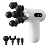 Pistola de Massagem Fascial Mini Transfronteiriça Massagem Fácil Casa Multifuncional Elétrica Pescoço Pistola de Fascia Percussão Muscular Relaxamento Massageador