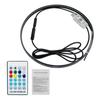 Luz ambiental LED de color mágico para control central de coche, luz ambiental acrílica invisible, barra de luz para panel de instrumentos, instalación USB sin pérdidas