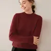 Nueva Camiseta Base de Punto de Cachemira Holgada para Mujer Otoño e Invierno 2026, Sencilla, Moderna, Versátil, Cómoda y Amigable con la Piel