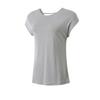 Camiseta deportiva de manga corta europea y americana para mujer, blusa holgada informal para correr y fitness, top de yoga de verano de talla grande para mujer