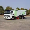 Caminhão de Lavagem e Varrição Dongfeng Huashen, Caminhão de Lavagem e Varrição Tudo-em-Um, Caminhão de Limpeza de Estradas, Caminhão de Redução e Supressão de Poeira de Estradas, Caminhão de Varrição