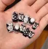 Las uñas cortas y portátiles más vendidas de Xiaohongshu: Puntas de Uñas Ojo de Gato con Lunares, Uñas Postizas Frescas y Lindas