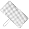 Pinza para Pescado a la Parrilla de Acero Inoxidable 304 Red para Barbacoa Racket para Puerro a la Parrilla Red para Barbacoa al Aire Libre Chincheta para Barbacoa Grado Alimenticio