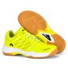Zapatos de Bádminton Profesional Absorción de Impactos Competición Antideslizantes para Hombre y Mujer Tenis Bádminton Tenis de Mesa Blanco Adulto