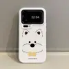Adequado para capa de celular Xiaomi 17, design de cobertura total, estilo 14 Pro, moderno e estiloso, com toque de alta qualidade, apresentando designs criativos de desenhos animados pintados à mão de West Highland terriers