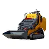 Exportado para a França Carregadeira Hidráulica de Esteira, Mini Carregadeira Compacta para Obras Municipais, Empilhadeira para Remoção de Entulho de Reforma