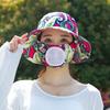 Nuevo Sombrero de Verano para Mujer para Recolección de Té Sombrero para el Sol Cubre-rostro Protector Solar para Exteriores Sombrero para el Sol Un Sombrero Integrado Transpirable que Protege el Rostro