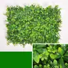 Pared Vegetal Simulada, Plantas Verdes Tridimensionales para Uso Interior y Exterior, Decoración de Fondo para Balcón y Puerta, Césped Artificial, Pared de Flores Simuladas