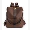 Mochila de Tela Oxford para Mujer 2024 Transfronteriza Nueva Moda Coreana Casual Bolso de Hombro Mochila de Viaje Sencilla y Moderna