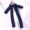 Gravata Borboleta Colorida com um Pequeno Cabo Longo, Versátil para Uniformes JK, Estilo Escolar Puro, Camisa Estilo Japonês, Gravata Borboleta para Meninas