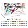 Novo Marcador Acrílico Tipo Válvula Traseira da Amazon com Ponta Macia, Marcador Acrílico para Pintura Infantil e Grafite