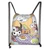 Bolsa de poliéster con cordón ajustable, nueva serie Sanrio de Halloween 2023, productos casuales de alta calidad.