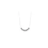Collar de Plata de Ley S925 Perla Shijia de Cáñamo Gris Múltiple Diseño de Nicho de Alta Gama Collar de Estilo Genial