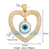 L55 nuevo popular europeo y americano Ojo de Diablo amuleto de la suerte ojo circón joyería creativa DIY