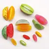 Garrafas de vinho de frutas simuladas em miniatura, brinquedos de comida em miniatura, cola de creme, materiais DIY para casa de bonecas, presilhas de cabelo, componentes de acessórios de cabelo