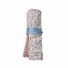Bolsa de Maquiagem Floral de Primavera para Mulheres, Bolsa de Pincéis Girly de Grande Capacidade, Bolsa de Maquiagem Portátil Rolo para Pincéis, Estojo de Lápis de Mão