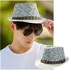 Nuevo Sombrero de Paja para Hombre de Primavera y Verano con Ala Corta, Moderno y a la Moda, Sombrilla Británica de Jazz con Protección Solar, Sombrero de Playa Versátil para Caballeros