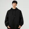 Moletom com Capuz Outono Enbu Masculino para Adolescentes, Pulôver Casual Solto, Jaqueta Unissex da Moda