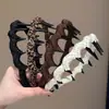 Diadema dentada para mujer, diadema de corona alta, no presiona las raíces del cabello, añade volumen, hace que la cara parezca más pequeña, pinza para el pelo antideslizante, salvación para cabezas planas