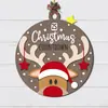 Colgantes Populares Navideños de Estilo Nórdico para Puerta Decoraciones de Pared Feliz Navidad Accesorios Festivos