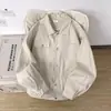 Camisa de Color Sólido Vintage de Tendencia para Hombre Primavera y Otoño 2026, Marca de Tendencia Estilo Japonés, Camisa Chaqueta Versátil Holgada Casual Capa Interior
