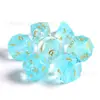 Dados Digitales K9 Crystal Blue Aurora Diamond Multifacéticos Dnd Trpg Dungeons and Dragons Juego Dnd