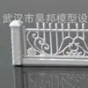 Atacado de fábrica construção corrimão de simulação ABS modelo de corrimão europeu material de modelo de maquete guarda-corpo 1:100