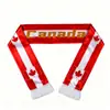 Eventos de Fútbol Profesional Transfronterizos Bufandas Personalizadas para Aficionados Portugal Argentina Brasil Francia Satín Poliéster
