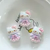 Accesorios Brillantes de Resina de Gato Kt Muñeco de Dibujos Animados Adorno DIY Materiales de Decoración Mayorista Materiales para Zapatos con Agujero