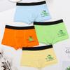 Ropa Interior de Verano Fina para Niños Bóxer de Algodón Puro Bóxer de Dibujos Animados para Niños Suave 3-8
