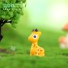 Musgo micro paisagem decoração de planta suculenta decoração de boneca tamanho pequeno resina veado sika material DIY