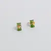 Brincos de Prata Esterlina S925 Nalan com Jaspe Hetian, Articulação de Bambu, Folha de Bambu, Design Exquisito, Simples, de Nicho M08180