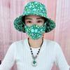 Sombrero Nuevo para Recolección de Té Sombrero Protector Solar Verano Secado Rápido Exterior Sombrero para el Sol Máscara Removible Protección Facial para Ciclismo Sombrero de Pescador