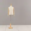 Maniquí Infantil de Medio Cuerpo para Niños Pequeños Exhibidor de Ropa para Muñecas Infantiles Estante Principal para Escaparate de Tienda de Ropa Infantil