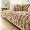 Cojín de Sofá de Terciopelo Burbuja Piel Sintética de Conejo, Engrosado para Otoño e Invierno, Antideslizante, Anti-Arañazos de Gato, Cojín de Sofá de Cuero, Venta Directa del Fabricante
