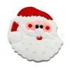 Zapatos de navidad zapatos con agujeros de flor accesorios de zapatos diy hebilla de zapato de goma suave pvc zapatos con agujeros flor de zapato hebilla de zapato de muñeco de nieve de navidad