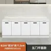 Gabinete de Encimera de Roca Gabinete de Cocina de Mármol Gabinete para Estufa Habitación de Alquiler Gabinete Sencillo Gabinete con Fregadero Integrado