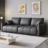 Sofá de Felpa Apto para Gatos para Apartamentos Pequeños, Juego Completo de Lujo Ligero, Sofá Recto Color Crema, Juego Completo de Sofá Pequeño para Sala de Estar de Alquiler, Yuanfeng