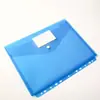 Bolsa de Archivo Transparente de Color con Cierre A4 Etiqueta Bolsa de Archivo Estéreo Bolsa de Plástico Impermeable Bolsa de Archivo para Almacenamiento de Datos de Contratos
