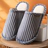 Pantuflas de algodón para mujer, cálidas, antideslizantes y resistentes al desgaste, para uso exterior, de felpa, para hombre, 2024