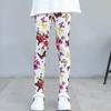 Leggings nuevos transfronterizos para niñas, pantalones finos estampados elásticos de primavera y otoño para niños, pantalones para niños medianos y grandes de estilo coreano