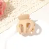 Pinza de calabaza 2026 nuevo modelo para sujetar coletas altas, pinza pequeña simple para la parte trasera de la cabeza, accesorio para el cabello tipo pinza de cangrejo para mujer