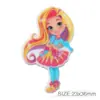 Serie de lindos unicornios de dibujos animados Parche plano de resina para horquilla con fondo blanco Accesorios de joyería DIY, 1Yc27845