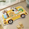 Alfombrillas para Coche con Forma de Dibujo Animado, Alfombrillas Decorativas para Baño, Alfombrillas para Habitación Infantil y Sala de Estar, Alfombrillas Resistentes a Manchas y de Fácil Cuidado