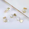 Brincos de Silicone Transparente de Alta Transparência Anti-Queda com Suporte em Formato de Coração, Tampas Pós-Orelha, Remoção sem Tocar na Orelha, Acessórios Retentores de Alta Qualidade