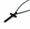 Colar com Pingente de Cruz de Aço Inoxidável Dupla Face Gravada Inspiradora Fé Personalizado - Mais Vendido Internacional da Amazon para Homens